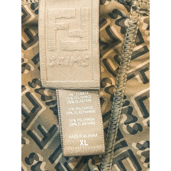 EUC - Fendi x Skims Bralette in "California" (tan/brown) color - Size XL - Picture 4 of 4